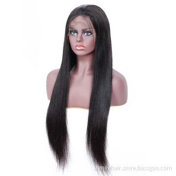 Wholesale Factory Price 100% Human Hair Lace Wigs Brazilian 13x6 Virgin Cuticle Aligned Hair Lace Front Wig